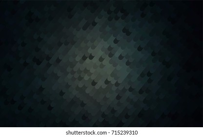 Dark Black vector abstract curved pattern. Shining crooked illustration in a brand-new style. The elegant pattern can be used as part of a brand book.