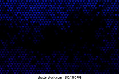 Dark Black vector abstract lovely pattern with Hearts on white background. Happy Valentine's Day Greeting Card with small hearts. Stock template for your romantic ad, leaflet, banner.