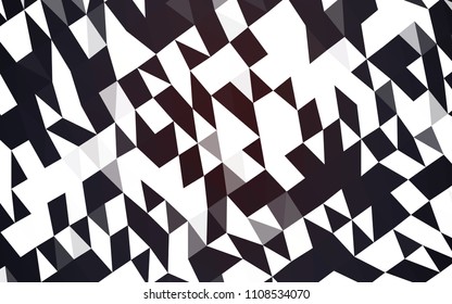 Dark Black vector abstract mosaic backdrop. Creative geometric illustration in Origami style with gradient. The polygonal design can be used for your web site.
