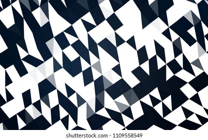 Dark Black vector abstract mosaic template. Colorful abstract illustration with gradient. The template can be used as a background for cell phones.