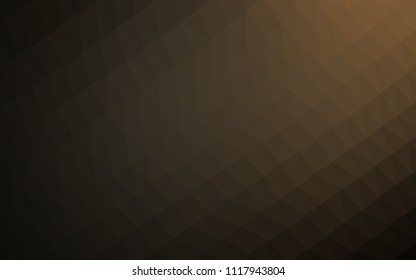 Dark Black vector abstract mosaic backdrop. An elegant bright illustration with gradient. A completely new design for your business.
