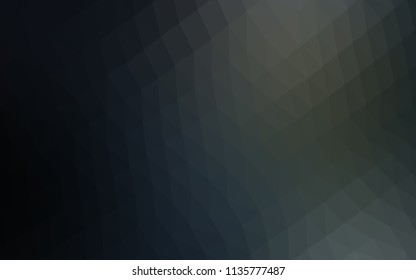 Dark Black vector abstract mosaic pattern. A completely new color illustration in a vague style. The elegant pattern can be used as part of a brand book.