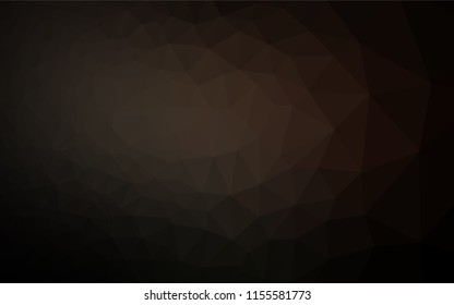 Dark Black vector abstract mosaic background. Colorful illustration in abstract style with gradient. A completely new design for your business.