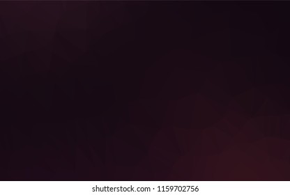 Dark Black vector abstract mosaic pattern. Shining colored illustration in a Brand new style. The completely new template can be used for your brand book.
