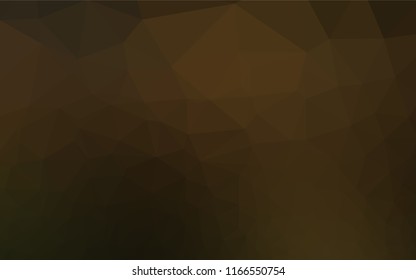 Dark Black vector abstract mosaic backdrop. Modern geometrical abstract illustration with gradient. A completely new design for your business.