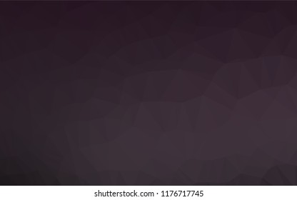 Dark Black vector abstract mosaic background. An elegant bright illustration with gradient. The completely new template can be used for your brand book.