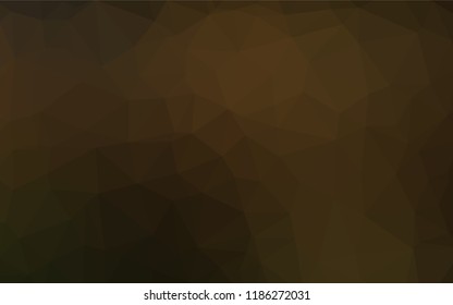 Dark Black vector abstract mosaic backdrop. A completely new color illustration in a vague style. The polygonal design can be used for your web site.
