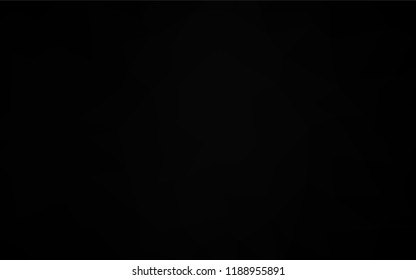 Dark Black vector abstract mosaic pattern. Glitter abstract illustration with an elegant design. A new texture for your design.