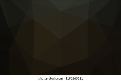 Dark Black vector abstract mosaic pattern. Creative illustration in halftone style with gradient. The template can be used as a background for cell phones.