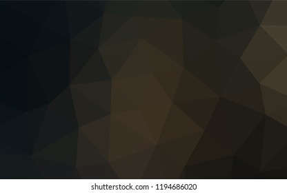 Dark Black vector abstract mosaic pattern. An elegant bright illustration with gradient. Brand new design for your business.