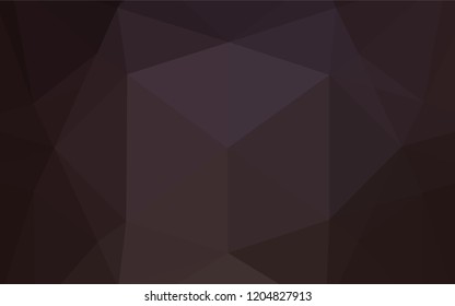 Dark Black vector abstract mosaic pattern. Colorful abstract illustration with gradient. A new texture for your design.
