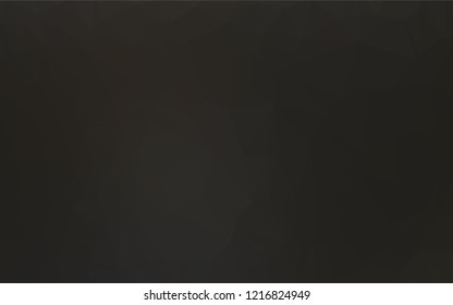 Dark Black vector abstract mosaic backdrop. Shining colored illustration in a Brand new style. The polygonal design can be used for your web site.