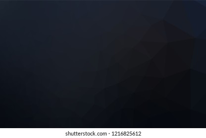 Dark Black vector abstract mosaic background. Shining colored illustration in a Brand new style. Brand new style for your business design.