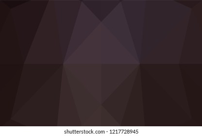 Dark Black vector abstract mosaic pattern. Glitter abstract illustration with an elegant design. Brand new design for your business.