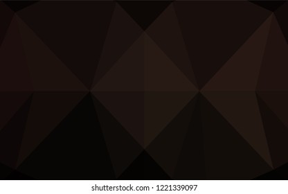 Dark Black vector abstract mosaic background. Glitter abstract illustration with an elegant design. Brand new design for your business.
