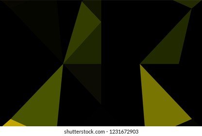 Dark Black vector abstract mosaic background. A completely new color illustration in a vague style. The template can be used as a background for cell phones.