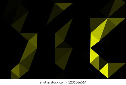 Dark Black vector abstract mosaic pattern. Shining colored illustration in a Brand new style. Polygonal design for your web site.