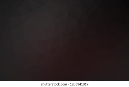 Dark Black vector abstract mosaic pattern. A completely new color illustration in a vague style. Polygonal design for your web site.