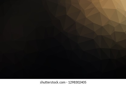Dark Black vector abstract mosaic backdrop. An elegant bright illustration with gradient. Brand new design for your business.