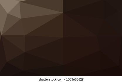 Dark Black vector abstract mosaic background. Colorful abstract illustration with gradient. Textured pattern for background.