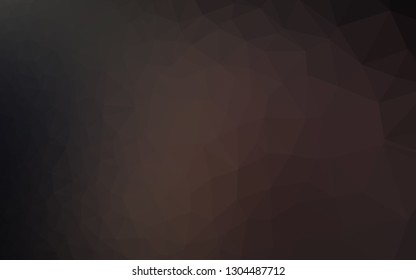 Dark Black vector abstract mosaic pattern. A completely new color illustration in a vague style. Template for your brand book.