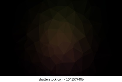 Dark Black vector abstract mosaic backdrop. A completely new color illustration in a vague style. Template for your brand book.