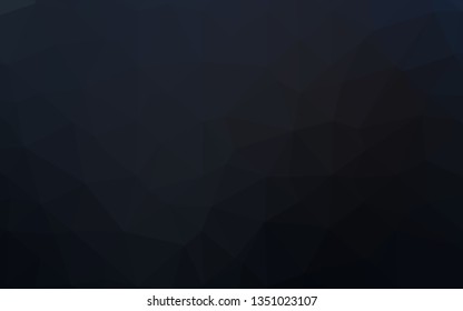 Dark Black vector abstract mosaic background. Brand new colorful illustration in with gradient. New texture for your design.
