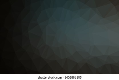 Dark Black vector abstract mosaic background. Shining colored illustration in a Brand new style. Template for a cell phone background.