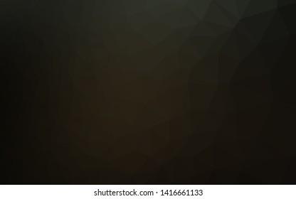 Dark Black vector abstract mosaic pattern. Creative illustration in halftone style with gradient. New texture for your design.