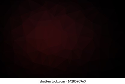 Dark Black vector abstract mosaic pattern. Shining colored illustration in a Brand new style. Elegant pattern for a brand book.