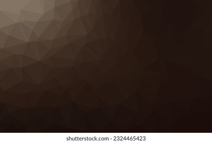 Dark Black vector abstract mosaic pattern. Colorful illustration in abstract style with gradient. Brand new design for your business.