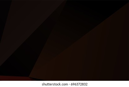 Dark Black vector abstract mosaic pattern. Glitter abstract illustration with an elegant design. The best triangular design for your business.