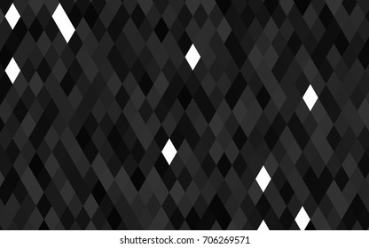 Dark Black vector abstract mosaic pattern. Brand-new colored illustration in blurry style with gradient. The elegant pattern can be used as part of a brand book.