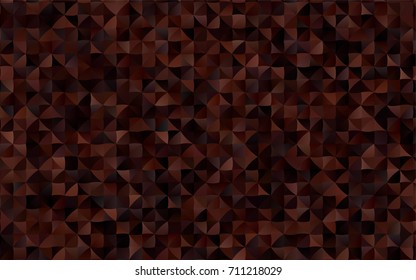 Dark Black vector abstract mosaic pattern. Shining illustration, which consist of triangles. A new texture for your design.