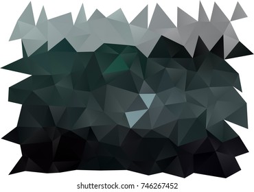 Dark Black vector abstract mosaic background. Shining illustration, which consist of triangles. The polygonal design can be used for your web site.