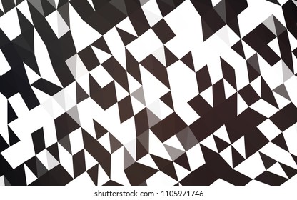 Dark Black vector abstract polygonal background. An elegant bright illustration with gradient. Brand new design for your business.
