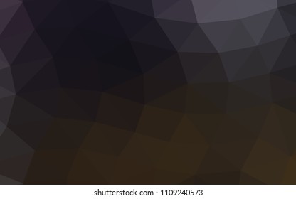 Dark Black vector abstract polygonal abstract polygonal. A completely new color illustration in a vague style. Brand new design for your business.