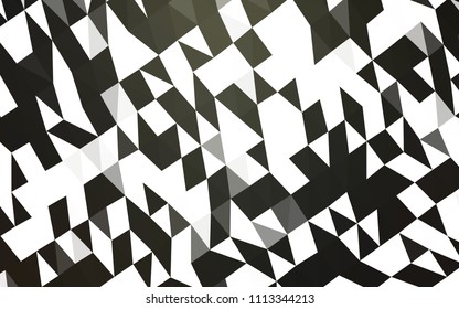 Dark Black vector abstract polygonal pattern. A completely new color illustration in a vague style. The textured pattern can be used for background.