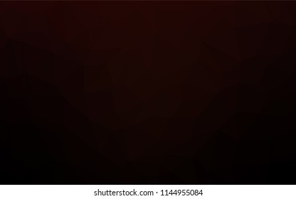 Dark Black vector abstract polygonal texture. Creative geometric illustration in Origami style with gradient. Triangular pattern for your business design.