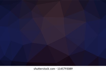 Dark Black vector abstract polygonal cover. A sample with polygonal shapes. The textured pattern can be used for background.