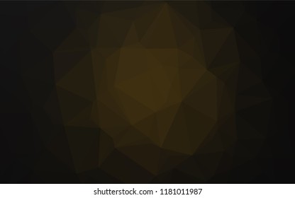 Dark Black vector abstract polygonal texture. An elegant bright illustration with gradient. Triangular pattern for your business design.