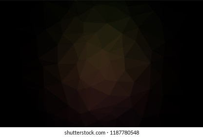 Dark Black vector abstract polygonal texture. An elegant bright illustration with gradient. A completely new design for your business.