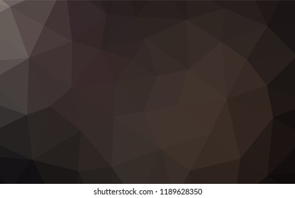 Dark Black vector abstract polygonal layout. Colorful illustration in abstract style with gradient. A completely new design for your business.