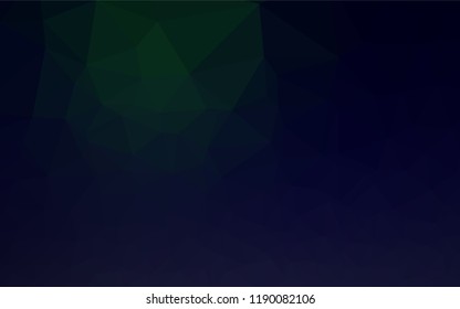Dark Black vector abstract polygonal texture. Colorful illustration in abstract style with gradient. The elegant pattern can be used as part of a brand book.