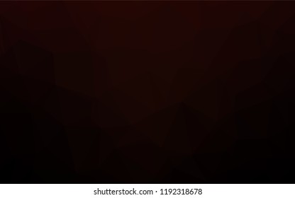 Dark Black vector abstract polygonal layout. Shining illustration, which consist of triangles. Brand new style for your business design.