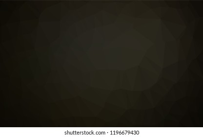 Dark Black vector abstract polygonal texture. Creative geometric illustration in Origami style with gradient. Brand new design for your business.