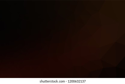 Dark Black vector abstract polygonal texture. Colorful abstract illustration with gradient. The completely new template can be used for your brand book.
