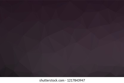 Dark Black vector abstract polygonal texture. Shining colored illustration in a Brand new style. A completely new template for your business design.