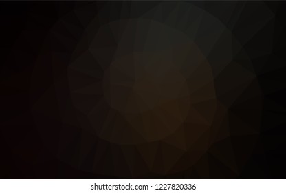 Dark Black vector abstract polygonal texture. Glitter abstract illustration with an elegant design. A completely new design for your business.