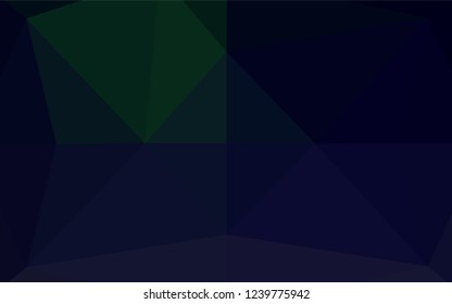 Dark Black vector abstract polygonal cover. Shining colored illustration in a Brand new style. A new texture for your design.